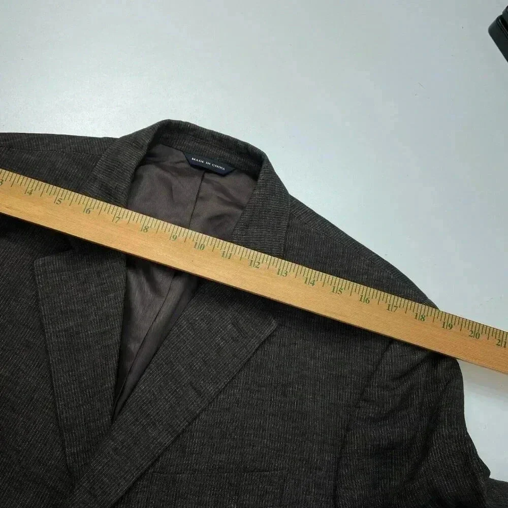 Banana Republic Linen Blazer Mens 42 Brown 3568